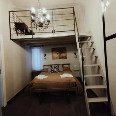 Letto o letti in una camera di MonteVergine Domus