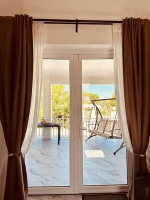 Letto o letti in una camera di Villa Genvic