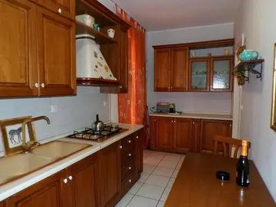 Cucina o angolo cottura di Villa near the sea in full relaxation - large garden wi-fi