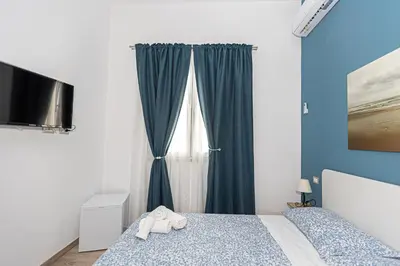Letto o letti in una camera di La Rosa di Sharon