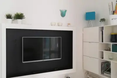 TV o dispositivi per l'intrattenimento presso Adriana Appartamento in Villa sul Mare di Lido di Noto