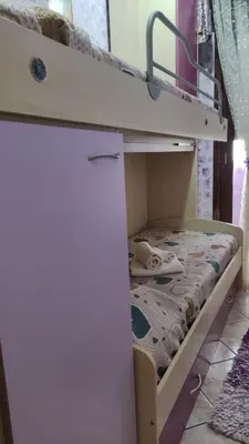 Letto o letti in una camera di Casa Amici Miei