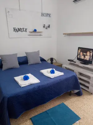 Letto o letti in una camera di Casa vacanze Emiliana