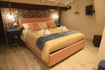 Letto o letti in una camera di Lulu's House