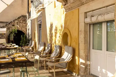 Area soggiorno di Bed and Breakfast Terra del Sole Ibla