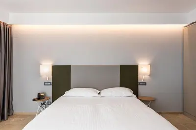 Letto o letti in una camera di Hotel Netum Mare