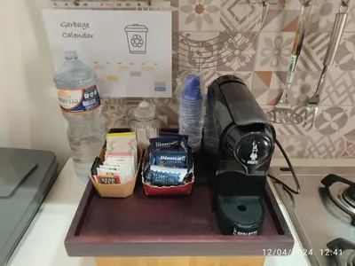 Set per la preparazione di tè e caffè presso Casa Montegrappa
