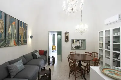 Area soggiorno di Tre Vie apARTment 80