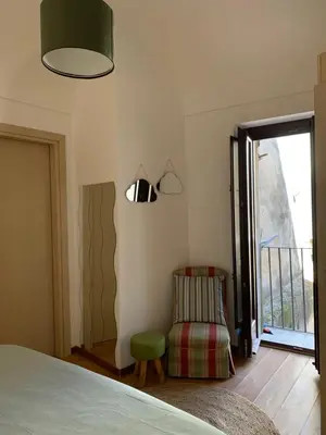 Letto o letti in una camera di Casa Pupidda