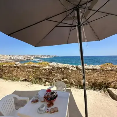 Terrace on the sea