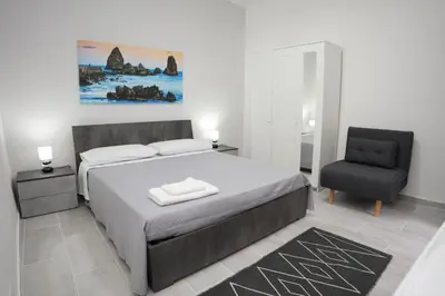 Letto o letti in una camera di Al dolce risveglio