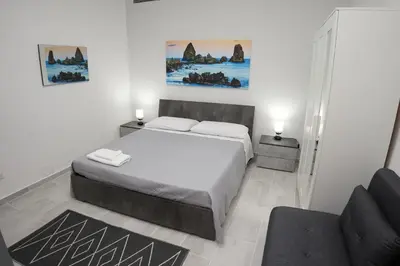 Letto o letti in una camera di Al dolce risveglio