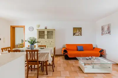 Area soggiorno di Villa Miranda near the sandy beach, parking & wifi