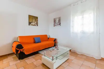 Area soggiorno di Villa Miranda near the sandy beach, parking & wifi
