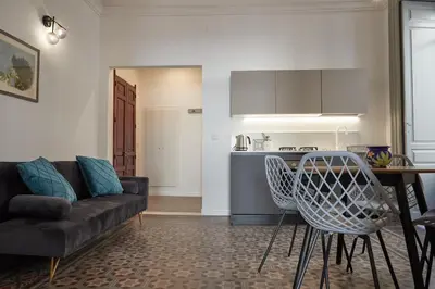 Cucina o angolo cottura di Lungomare D'Ortigia Suite