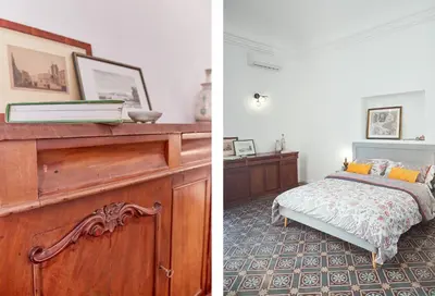 Letto o letti in una camera di Lungomare D'Ortigia Suite