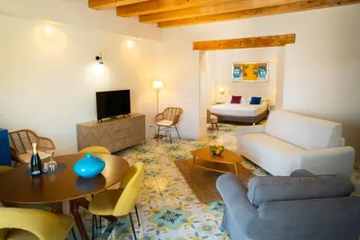 Area soggiorno di Fortaleza Charme House