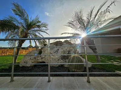 Paesaggio naturale nelle vicinanze della villa