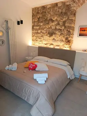 Letto o letti in una camera di B&B Matt Ros