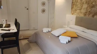 Letto o letti in una camera di B&B Matt Ros