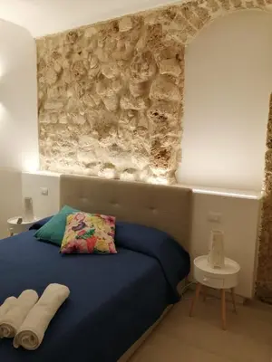 Letto o letti in una camera di B&B Matt Ros