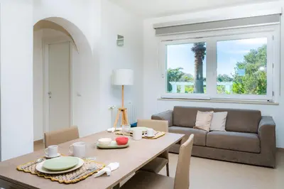 Area soggiorno di Villa Elena by Ortigia Apartments