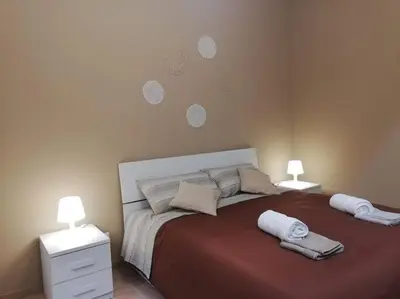 Letto o letti in una camera di Lumía_guest house in San Paolo