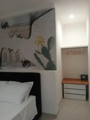 Letto o letti in una camera di Vicol8Netino