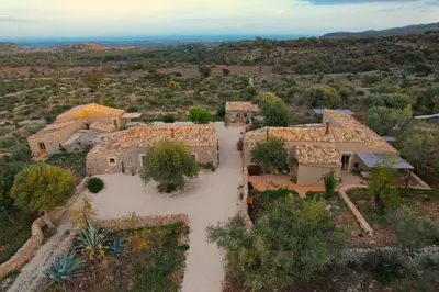 Paesaggio naturale nelle vicinanze del bed & breakfast