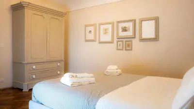Letto o letti in una camera di San Giuseppe apartment con Terrazza