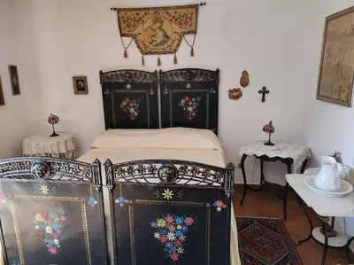 Letto o letti in una camera di Da Daniela