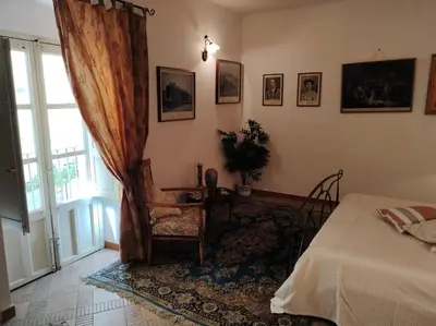 Letto o letti in una camera di Da Daniela