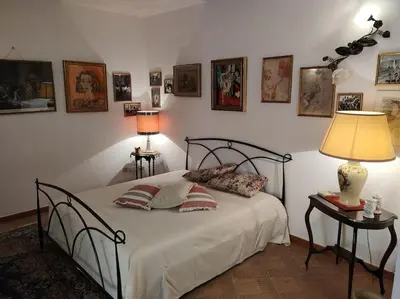 Letto o letti in una camera di Da Daniela