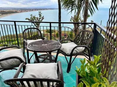 Balcone o terrazza di Sea Home - Etna View tra Siracusa e Catania