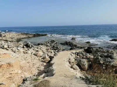Paesaggio naturale nelle vicinanze della villa
