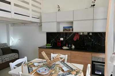 Cucina o angolo cottura di Mare Arcobaleno