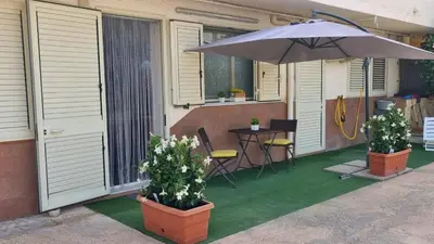 Patio o area all'aperto di Casamemi San Lorenzo a due passi dalla Spiaggia