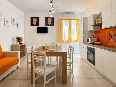 Cucina o angolo cottura di Holiday Houses San Lorenzo Calamosche