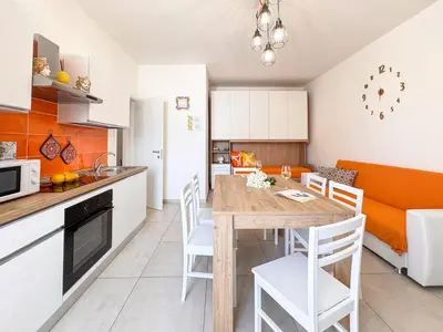 Cucina o angolo cottura di Holiday Houses San Lorenzo Calamosche