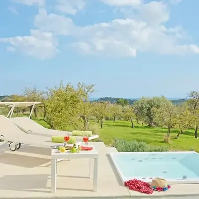 Villa Pettegola Tenuta il Cavaliere di Italia Noto- Vista Mare Mini piscina idromassaggio