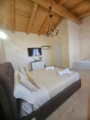 Letto o letti in una camera di Golden house sicily