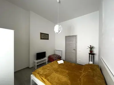 Letto o letti in una camera di Casa O Sole mio