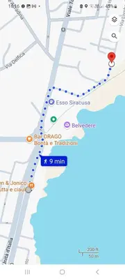 Planimetria di Latom-mare