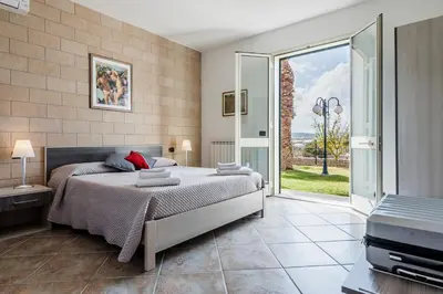 Letto o letti in una camera di Valleforno Country House di Charme