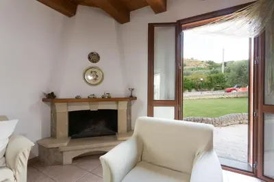 Area soggiorno di Villa Calaforno