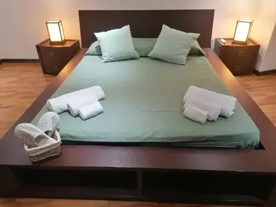 Letto o letti in una camera di La casa di Gioele new