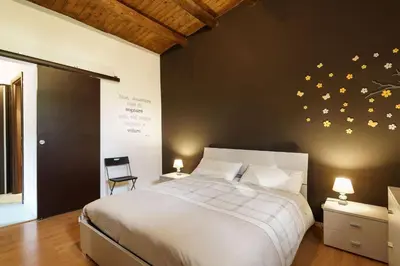 Letto o letti in una camera di Casa Michela