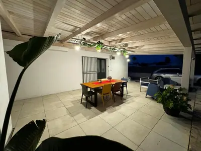 Patio o area all'aperto di Villa a due passi dal Mare in pieno Relax
