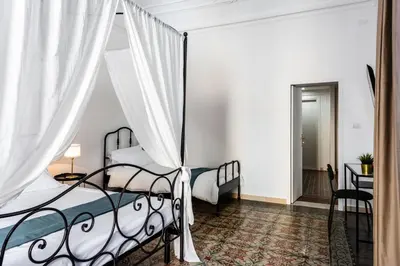 Letto o letti in una camera di Casa Kyuka: History & Modernity