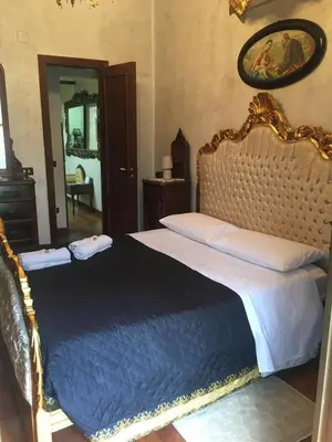 Letto o letti in una camera di Casa Santa Lucia